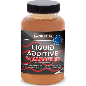 Návnadové aroma Sonubaits Booster Liquid Additive Strawberry 250ml