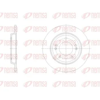 Brzdový kotouč Brzdový kotouč REMSA 62102.00