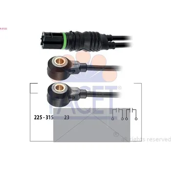 Čidlo automobilu Senzor klepání FACET 9.3132