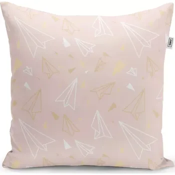Polštář Sablio Polštář Zlaté a bílé vlaštovky - 50x50 cm