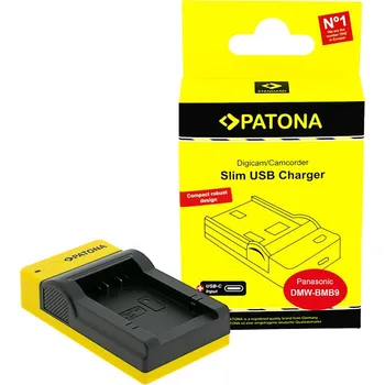 PATONA nabíječka Foto Panasonic DMW-BMB9 slim, USB-C