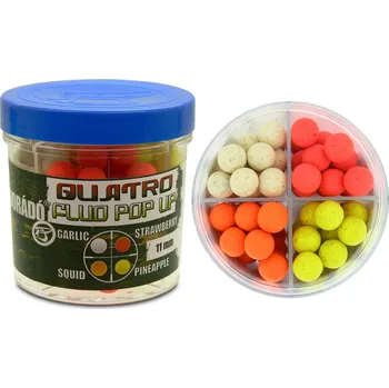Boilies Haldorádó Fluo Pop-Up Boilies Quatro Mix 50g 11mm