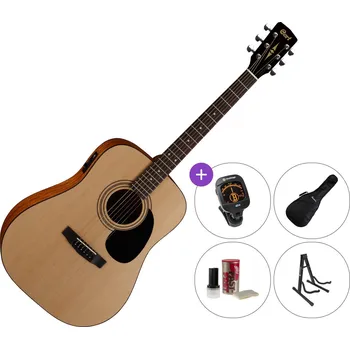 Elektroakustická kytara Cort AD810E SET 2 Open Pore Elektroakustická kytara Dreadnought