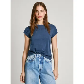 Dámské tričko Pepe Jeans dámské modré tričko 20013969-2143217