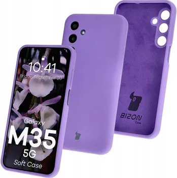 Pouzdro na mobilní telefon Zadní Kryt Bizon pro Samsung Galaxy M35 5G fialová