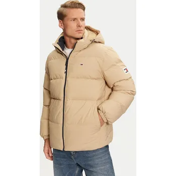 Pánská bunda Tommy Jeans pánská béžová bunda 20003348-8720637298473
