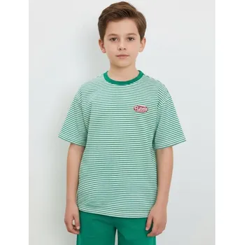 Sinsay - Tričko s krátkým rukávem - krémová - 0782F-01X - 0782F-01X-104