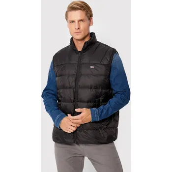 Pánská vesta Tommy Jeans pánská černá vesta ESSENTIAL LIGHT DOWN 20023596-1829068