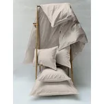 Pure Stella BÉŽOVÉ BIO BAVLNĚNÉ POVLEČENÍ LATTE Velikost povlečení: cícha 140x200cm + povlak 70x90cm