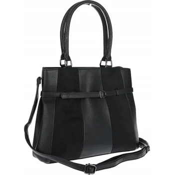 Kabelka Dámská elegantní italská pracovní kufřík A4 MC371 černá