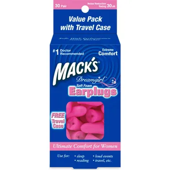 Chránič sluchu Mack's Dreamgirl Obsah balení: 30 párů Špunty pro menší nebo užší ušní kanálky