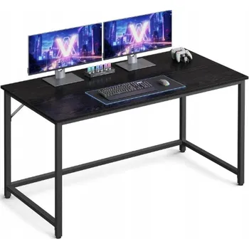 Psací stůl Obdélníkový psací stůl Vasagle 120 x 60 x 76 cm, černý - různé dekory dřeva (černá, dub černý, dub halifax černý)