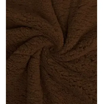 Metráž látka beránek hnědý | RTex