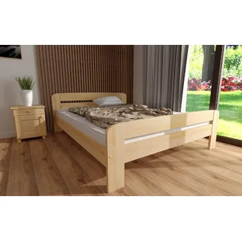 Postel Postel z masivu Bohdana 180 x 200 cm + matrace Optimal 12cm + rošt ZDARMA