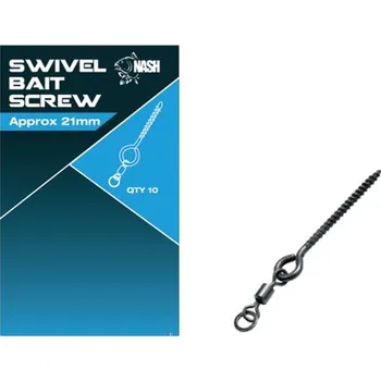 Nash Úchyt Swivel Bait Screw 13mm 10ks