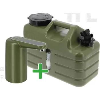 Kempingové nádobí NGT Set Kanystr 11l + Automatická Pumpa