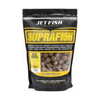 Boilies Jet Fish Boilies Suprafish Krab/Česnek 1kg 20mm
