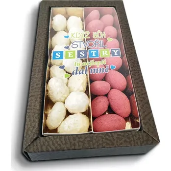 Čokoláda Sablio Mandle v čokoládě Když Bůh stvořil sestry - 2x 80g