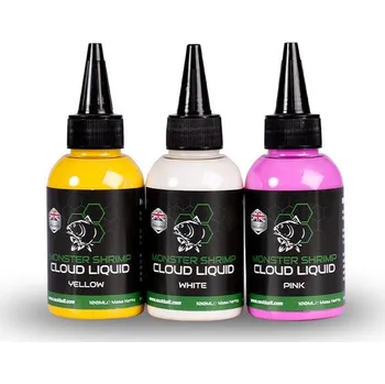 Návnadové aroma Nash Booster Monster Shrimp Cloud Liquid 100ml Pink