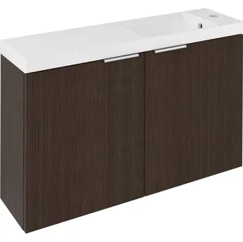 Koupelnový nábytek Sapho Latus X Umyvadlová skříňka s umyvadlem 80x54,5x22cm, borovice rustik, LT110-SET04