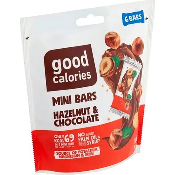 Good Calories Datlové tyčinky s ořechy a čokoládou 6 x 18g (108g)