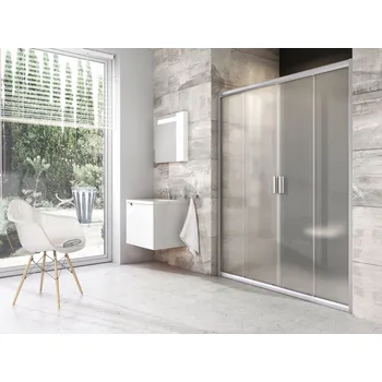 Sprchové dveře BLDP4 160, satin+grape