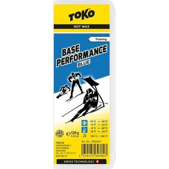 Lyžařský vosk Toko Base Performance Hot Wax blue