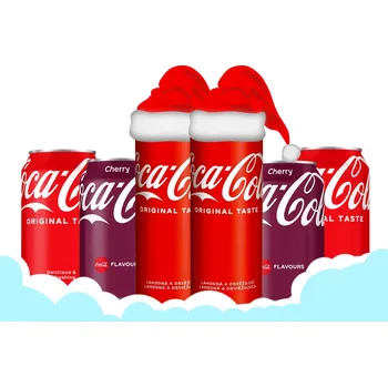 Limonáda Coca Cola na Vánoce - balení 6ks