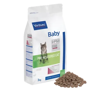 Krmivo pro kočku Virbac Veterinary HPM Baby Pre Neutered Cat - 3 KG