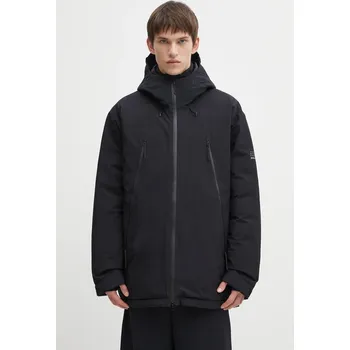 Péřová bunda MM6 Maison Margiela x Salomon černá barva, zimní, SH0AM0067.M35594.900, M, 99X