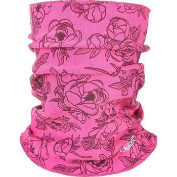 Nákrčník Nákrčník dětský smyk TISK Outlast® - růžová pivoňky UNI