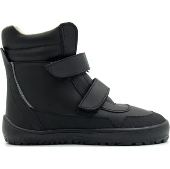 Dívčí obuv BEDA ZIMNÍ BFN 170070/W/MK/SO PLAYFUL JUST Black | Dětské zimní zateplené barefoot boty - 28
