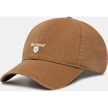 Kšiltovka Bavlněná baseballová čepice Barbour Sports Caps, ONE SIZE, hnědá, 88X