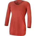Tričko dámské řasené tenké 3/4 rukáv Outlast® - skořicová XXL