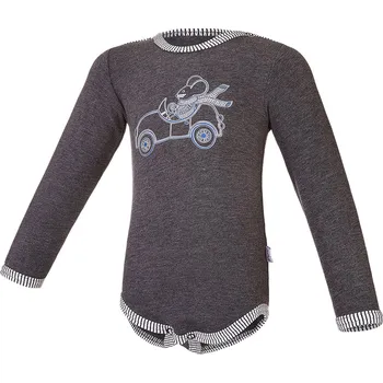 Kojenecký body Body smyk obrázek DR Outlast® - tm.šedý melír 74