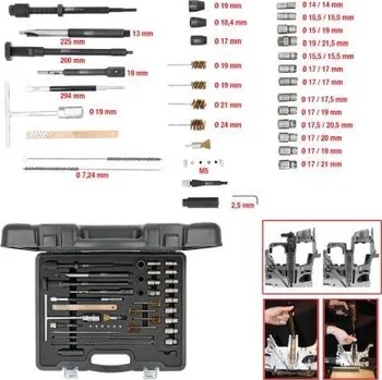 Sada čisticího/frézovacího nářadí, CR-šachta injektoru KS TOOLS 152.1210