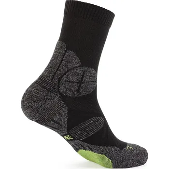 Pánské ponožky trekové ponožky unisex HANWAG Hanwag Hike Socke Asphalt/Green - 39-41