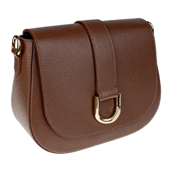 Kabelka NovaKabelka.cz Kožená italská crossbody kabelka Debora Marrone