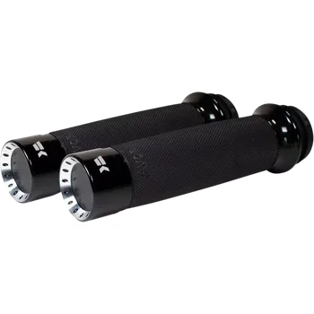 Řídítka KHROME WERKS GRIPS CONTOUR TURBINE 500120 ČERNÉ