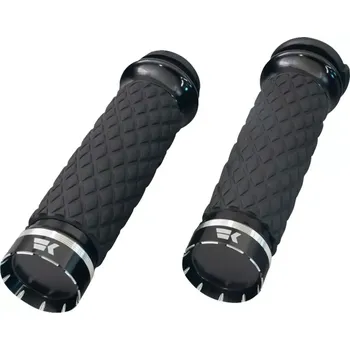 Řídítka Motocyklové gripy / rukojeti na řidítka motorky KHROME WERKS GRIPS DIAMOND TRACER 500320 (pro řidítka o průměru 25,4 mm (1"), uzavřené konce gripů )