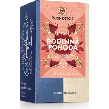 Nealkoholický nápoj Sonnentor - Štěstí je rodinná pohoda, porcovaný, 27g