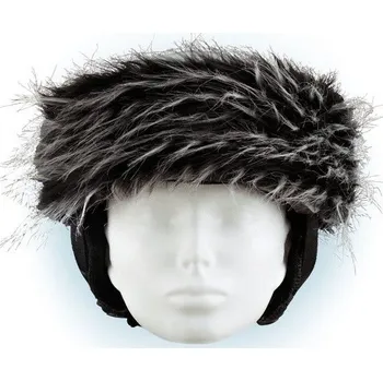 Crazy Uši Čelenky na helmu černo-bílá...