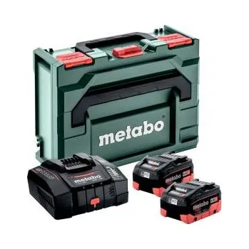 METABO Základní sada 2x LiHD 10 Ah ASC 290 + metaBOX 145 685304000