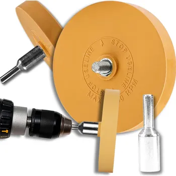 Vrtačka Camerazar Gumový kotouč na vrtačku pro odstranění barev, lepidla, fólií a samolepek + adaptér