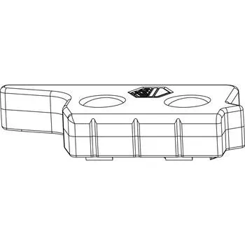 Příslušenství k oknu MACO MM protikus poloh.pojistky+poz.čepy, luft 12mm, falc 24mm, pravý (363992)