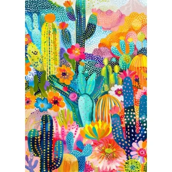 Puzzle ENJOY Puzzle Svět kaktusů 1000 dílků 165203