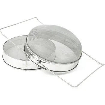 Cedník a síto Cedník dvojitý nerezový, průměr 240 mm