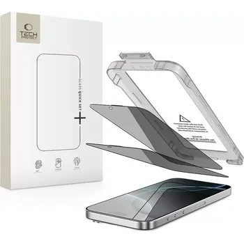 Tech-Protect Quick Set+ 2-Pack Tvrzená skla na iPhone 16 Pro privacy