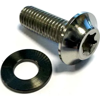 Brzda na kolo Absolute Black Titanový šroub pro flat mount brzdy M5x15mm, 2g