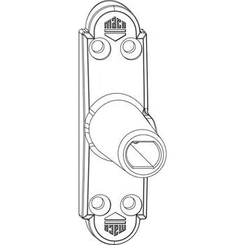 Okno MACO RUSTICO upevňov.držák/nosná konzola BLR 25x55, pro vel.L165, černá (209479)